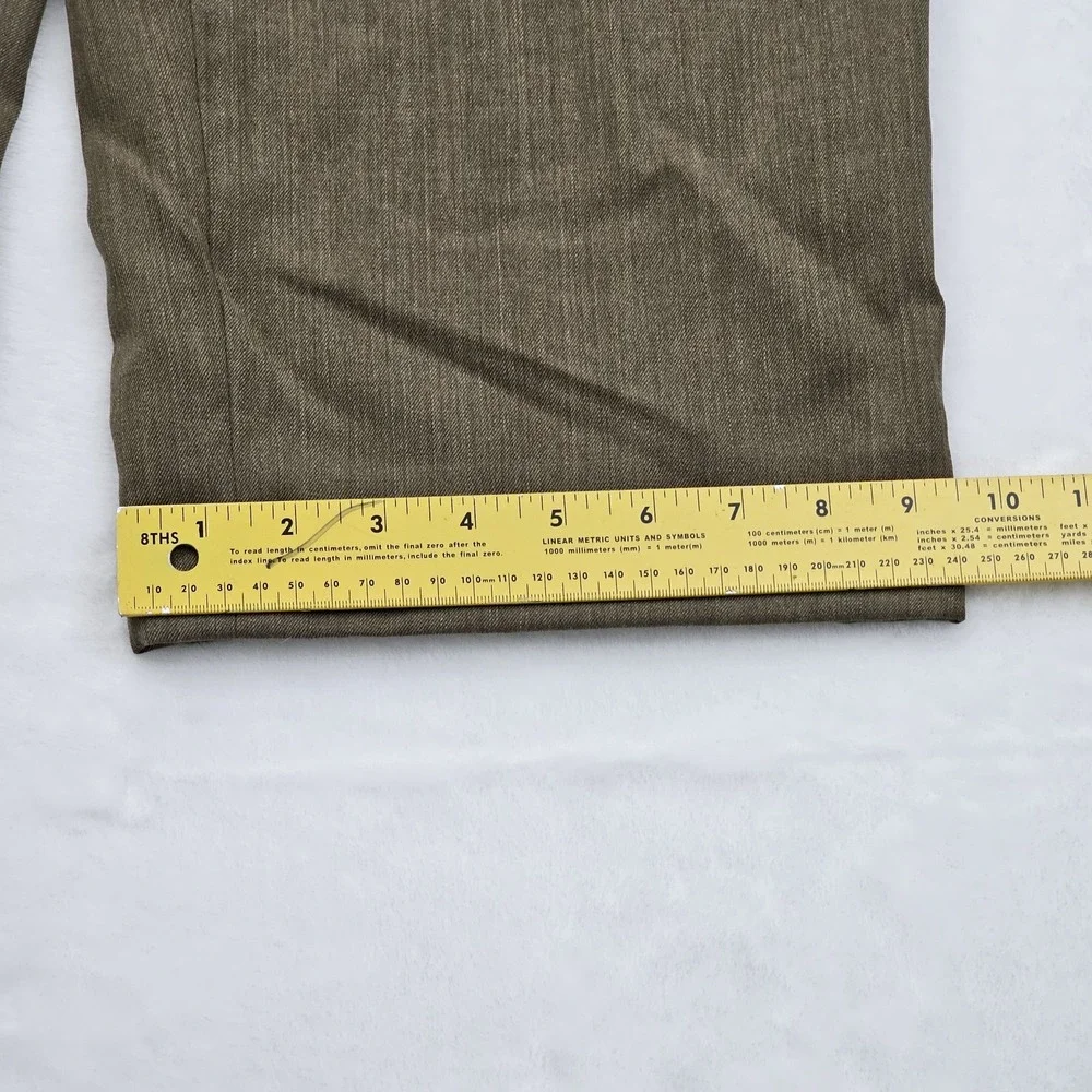 Pronto Uomo Men 38 Pleated Cuffed Hem Brown Slacks Trouser Pants Preppy Classic‎